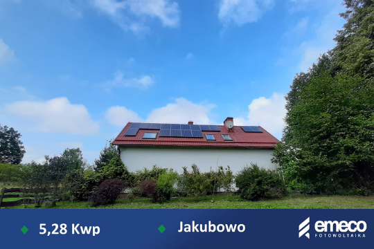 Fotowoltaika Jakubowo 5,28 kW