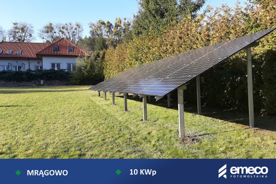 Fotowoltaika Mrągowo 10 kW